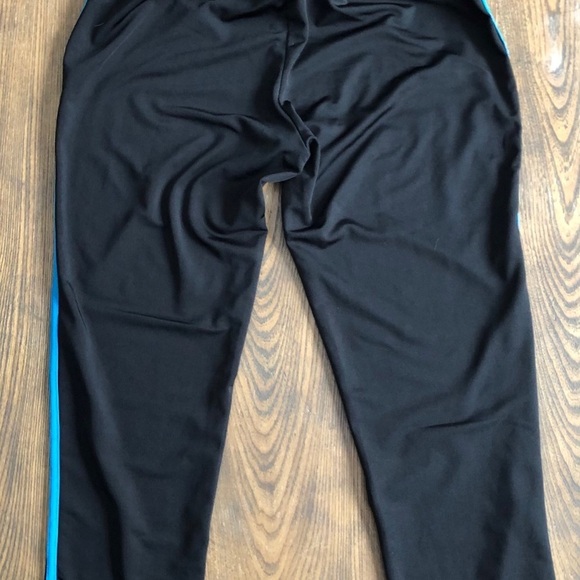 🎄 Guilty tights black  with blue stripes SZ L - Picture 3 of 6